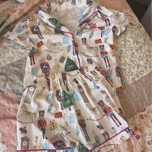 Festive Print Women's Pajama Set